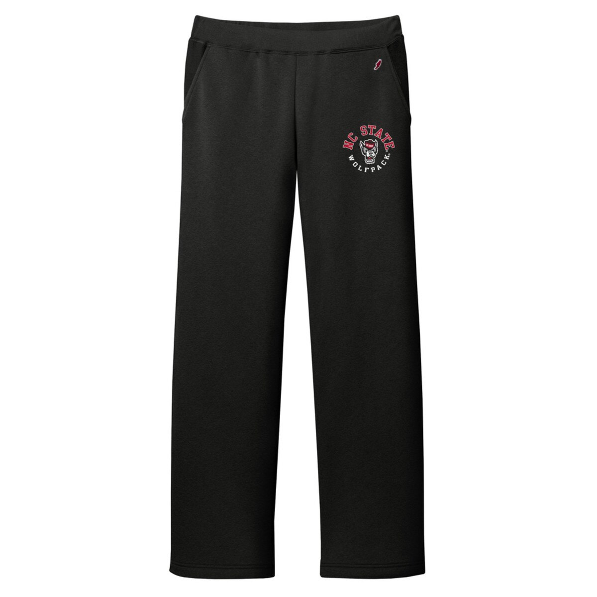 Black Ladies Reverse Fleece Pant -